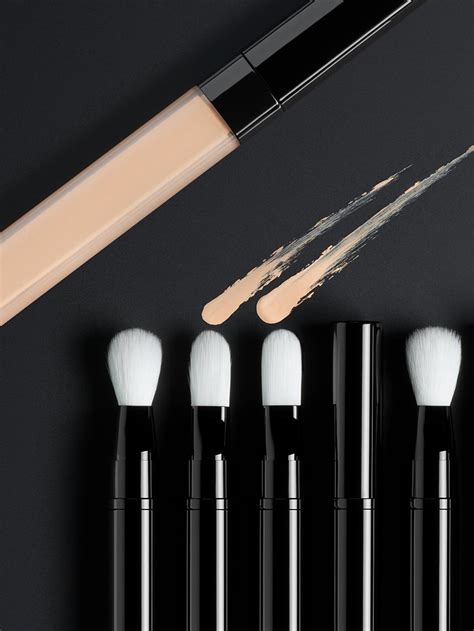 makeup brush set chanel|Chanel dual ended concealer brush.